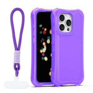 Safepop dėklas su dirželiu, skirtas Apple iPhone 15 Pro 6,1" violetinis