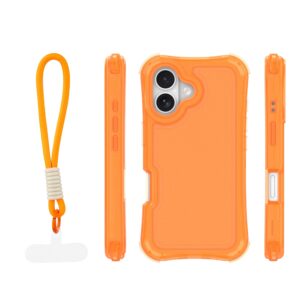Safepop dėklas su dirželiu, skirtas Apple iPhone 16 6,1" oranžinis - Image 2