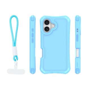 Safepop dėklas su dirželiu, skirtas Apple iPhone 16 6,1" mėlynas - Image 2