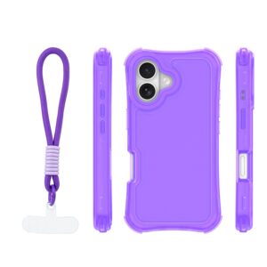Safepop dėklas su dirželiu Apple iPhone 16 6,1" violetinis - Image 2