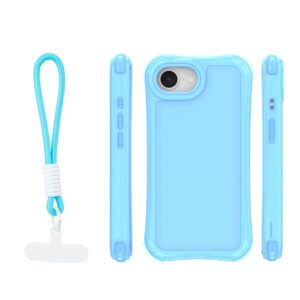Safepop dėklas su dirželiu, skirtas Apple iPhone 16e / 17e, mėlynas - Image 2