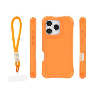 Safepop dėklas su dirželiu, skirtas Apple iPhone 16 Pro 6,3" oranžinis - Image 2