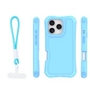 Safepop dėklas su dirželiu, skirtas Apple iPhone 16 Pro 6,3" mėlynas - Image 2