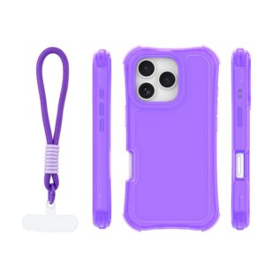 Safepop dėklas su dirželiu Apple iPhone 16 Pro 6,3" violetinis - Image 2