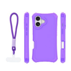 Safepop dėklas su dirželiu Apple iPhone 17 6,3" violetinis - Image 2