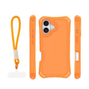 Safepop dėklas su dirželiu Apple iPhone 17 6,3" oranžinis - Image 2