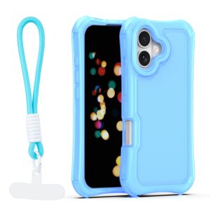 Safepop dėklas su dirželiu, skirtas Apple iPhone 17 6,3" mėlynas