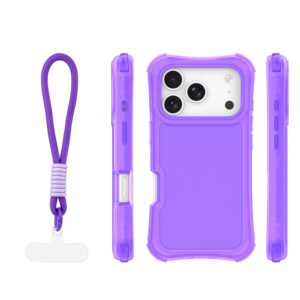 Safepop dėklas su dirželiu Apple iPhone 17 Pro 6,3" violetinis - Image 2