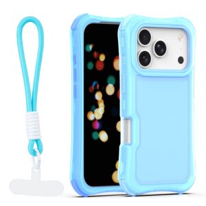Safepop dėklas su dirželiu, skirtas Apple iPhone 17 Pro Max 6,9" mėlynas