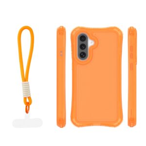 Safepop dėklas su dirželiu Samsung Galaxy A36 5G / A56 5G / A37 5G oranžinis - Image 2