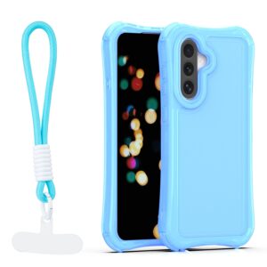 Safepop dėklas su dirželiu, skirtas Samsung Galaxy A36 5G / A56 5G / A37 5G, mėlynas