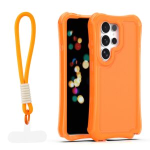 Safepop dėklas su dirželiu Samsung Galaxy S26 Ultra oranžinis