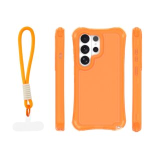 Safepop dėklas su dirželiu Samsung Galaxy S26 Ultra oranžinis - Image 2