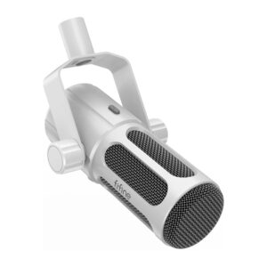 Fifine Tank6 Dynamic Microphone (White) - Image 1