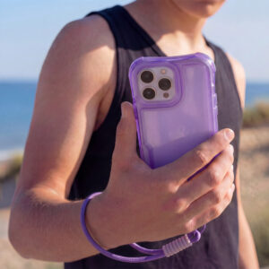 Safepop dėklas su dirželiu, skirtas Apple iPhone 13 6,1" violetinis - Image 6