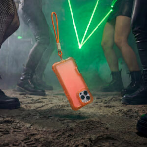 Safepop dėklas su dirželiu Apple iPhone 14 6,1" oranžinis - Image 9