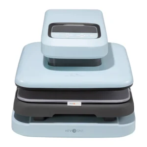 HTVRONT Auto 2 Digit Heat Transfer Press (Light Blue)