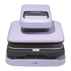 HTVRONT Auto 2 Digit Heat Transfer Press (Purple)