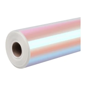 HTVRONT Holographic Self-Adhesive Film, 30.5 cm x 90 cm (Pink-Purple)