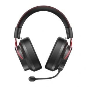 QCY Heroad VT200 žaidimų ausinės, juodos ir raudonos spalvos - Image 3