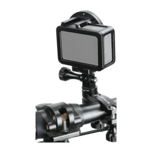 Puluz Aluminum Handlebar Mount with 360-Degree Rotation for Action Cameras (Black)