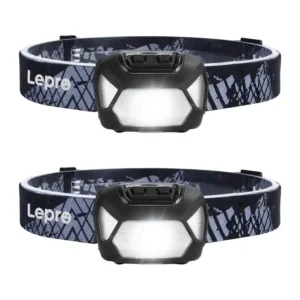 Set of 2 LEPRO 320015-2 200-lumen battery-powered headlamps