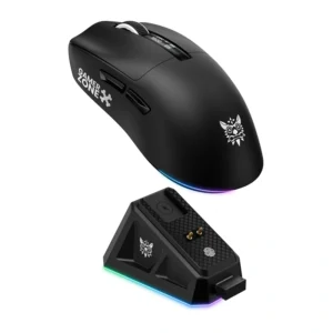 ONIKUMA DM07 RGB Gaming Mouse juodos spalvos - Image 3