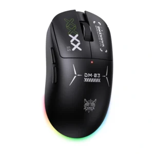 ONIKUMA DM03 RGB Gaming Mouse juodos spalvos - Image 4