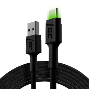 Green Cell KABGC13 USB kabelis USB 2.0 2 m USB A USB C 0,48 Gbit/s Juoda