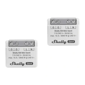 SHELLY EM Mini Gen4 Energy Meter, 2 pieces - Image 1