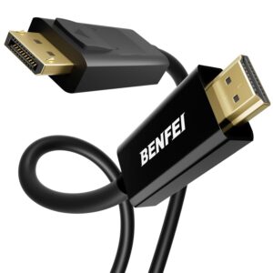 BENFEI laidas 4K DisplayPort į HDMI vienkryptis 1.8 m juodas