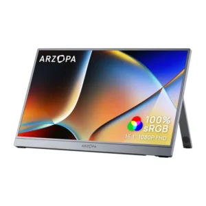 ARZOPA Z1C 16.1" nešiojamas monitorius pilkos spalvos