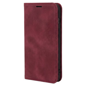 Išmanusis zomšinis dėklas Apple iPhone 13 6,1" bordo spalvos - Image 3