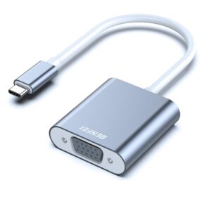 BENFEI adapteris USB C į VGA pilkas