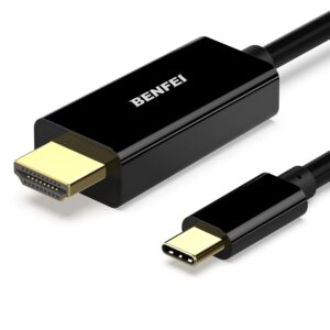 BENFEI laidas USB-C į HDMI 1.0 m juodas