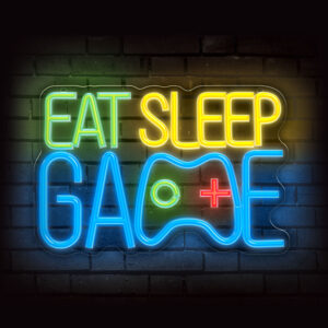 Forever Light Neon PLEXI LED EAT SLEEP GAME daugiaspalvis FPNE33 - Image 5