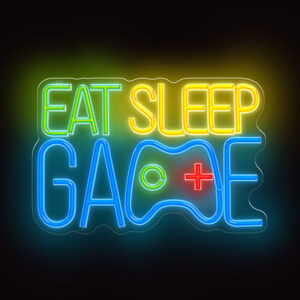 Forever Light Neon PLEXI LED EAT SLEEP GAME daugiaspalvis FPNE33 - Image 6