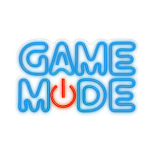 Forever Light Neon PLEXI LED GAME MODE mėlynas raudonas FPNE38