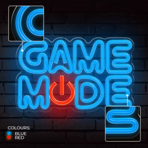 Forever Light Neon PLEXI LED GAME MODE mėlynas raudonas FPNE38 - Image 3