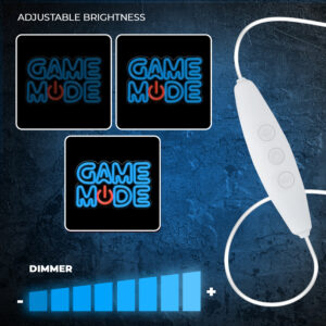 Forever Light Neon PLEXI LED GAME MODE mėlynas raudonas FPNE38 - Image 4