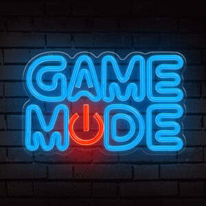 Forever Light Neon PLEXI LED GAME MODE mėlynas raudonas FPNE38 - Image 5
