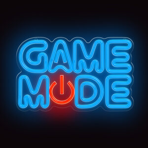 Forever Light Neon PLEXI LED GAME MODE mėlynas raudonas FPNE38 - Image 6