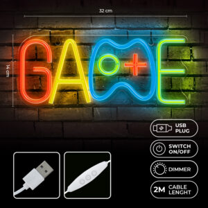 Forever Light Neon PLEXI LED GAME daugiaspalvis FPNE40 - Image 2