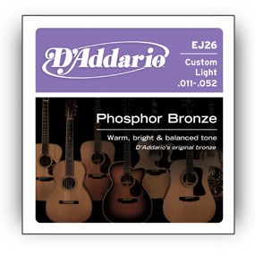 D'Addario EJ26 - akustinės gitaros stygos (11–52)
