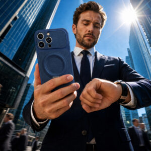 Luxgrip Mag dėklas Apple iPhone 16 6,1" tamsiai mėlynas - Image 5