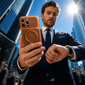 Luxgrip Mag dėklas Apple iPhone 17 Pro 6,3'' oranžinis - Image 5