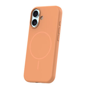 Plonas silikoninis Mag dėklas, skirtas Apple iPhone 17 6,3" / 18 6,3", karamelės spalvos - Image 3