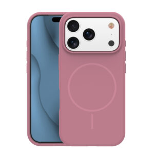Plonas silikoninis Mag dėklas, skirtas Apple iPhone 14 6,1" rožinis