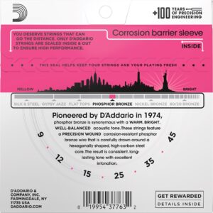D'Addario EJ23 - akustinės gitaros stygos (9 - 45) - Image 2