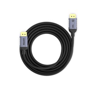 UNITEK C1628GY01-1M „DisplayPort“ kabelis Juoda, Pilka - Image 2
